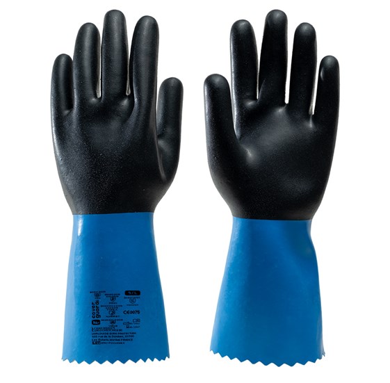 Rukavica neopren EUROCHEM NE530 crno/plava vel. 10