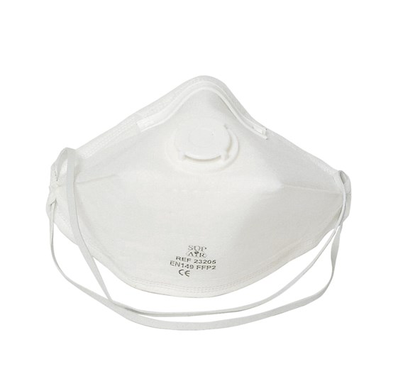Respirator FFP 2 s ventilom sklopivi