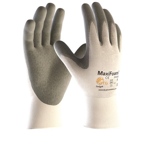 ATG rukavica MaxiFoam bijelo-siva vel. 9