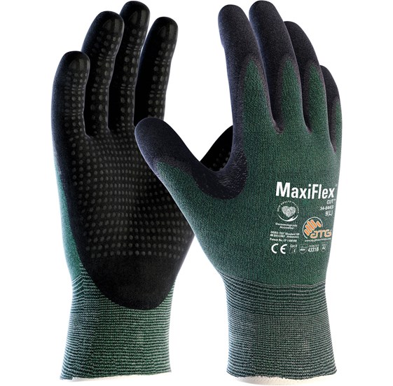 ATG Glove Maxiflex cut 3 with granules