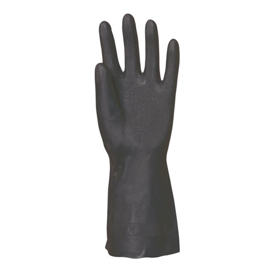 Neoprene glove 31 cm, black