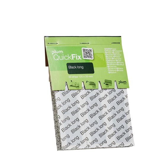 QuickFix punjenje s 30 dugih crnih flastera