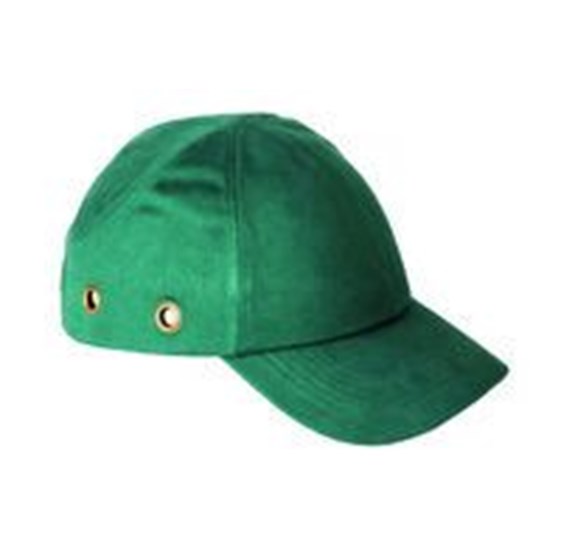 Šilt kapa s unutarnjom zaštitom od udaraca zelena