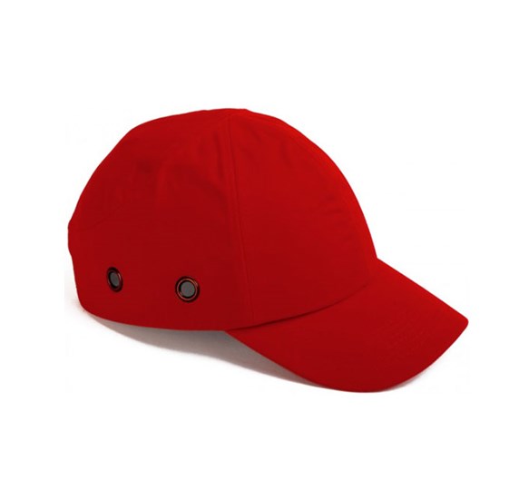 Šilt kapa s unutarnjom zaštitom od udaraca crvena