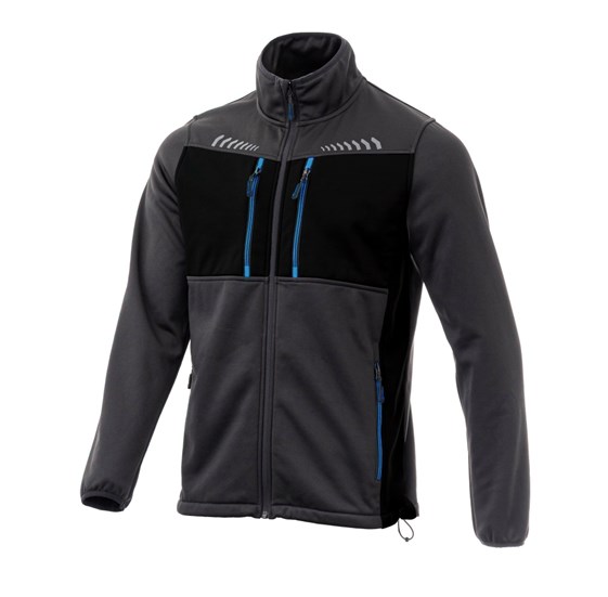 Tech flis jakna BERGEN FLEX siva