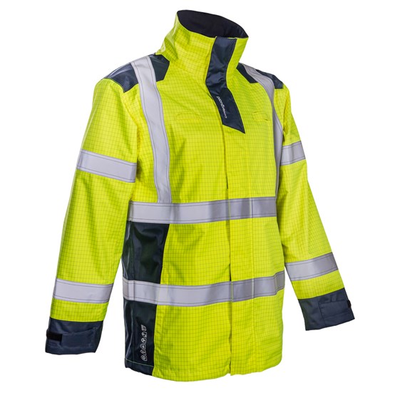 Signalizirajuća zaštitna Hi-viz parka NOTT žuto-plava
