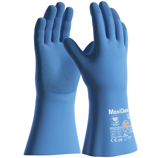 ATG MaxiChem Latex duga plava rukavica 35