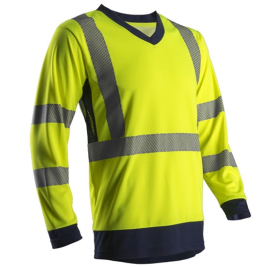 Majica visoke vidljivosti SUNO žuto plava