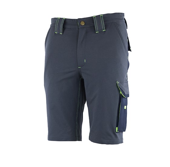 Radne hlače kratke MOVE FLEX sive