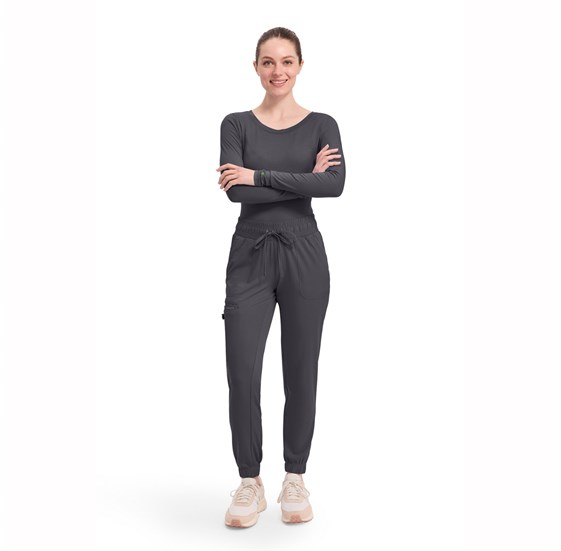 Ženske hlače HHE9575 tamno sive