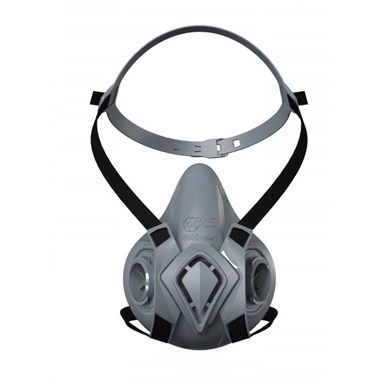 Polumaska od termoplastike NEXT za dva filtra